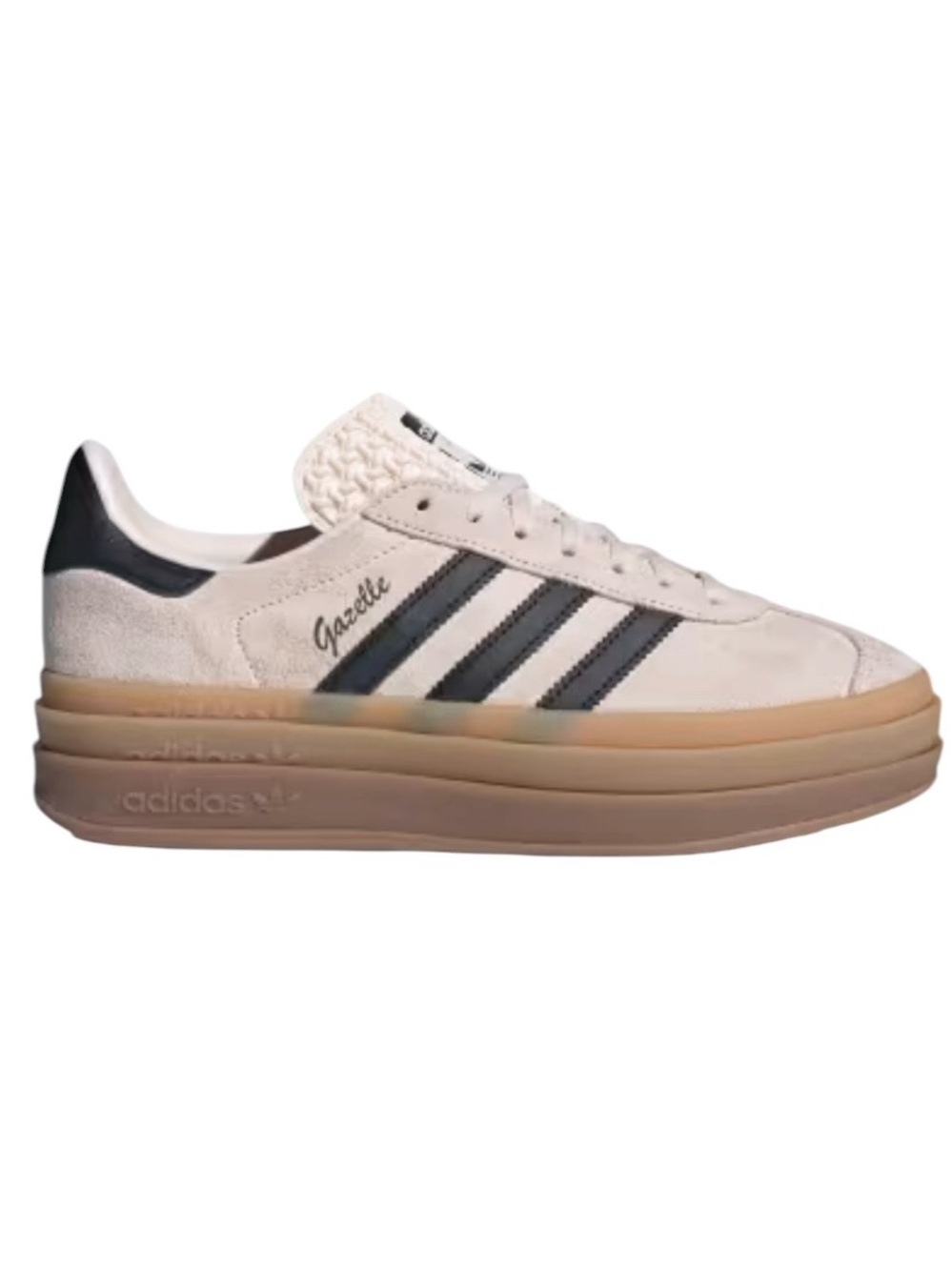 Adidas Gazelle Bold Wonder Sneakers Sz 8 Quartz Black Gum
